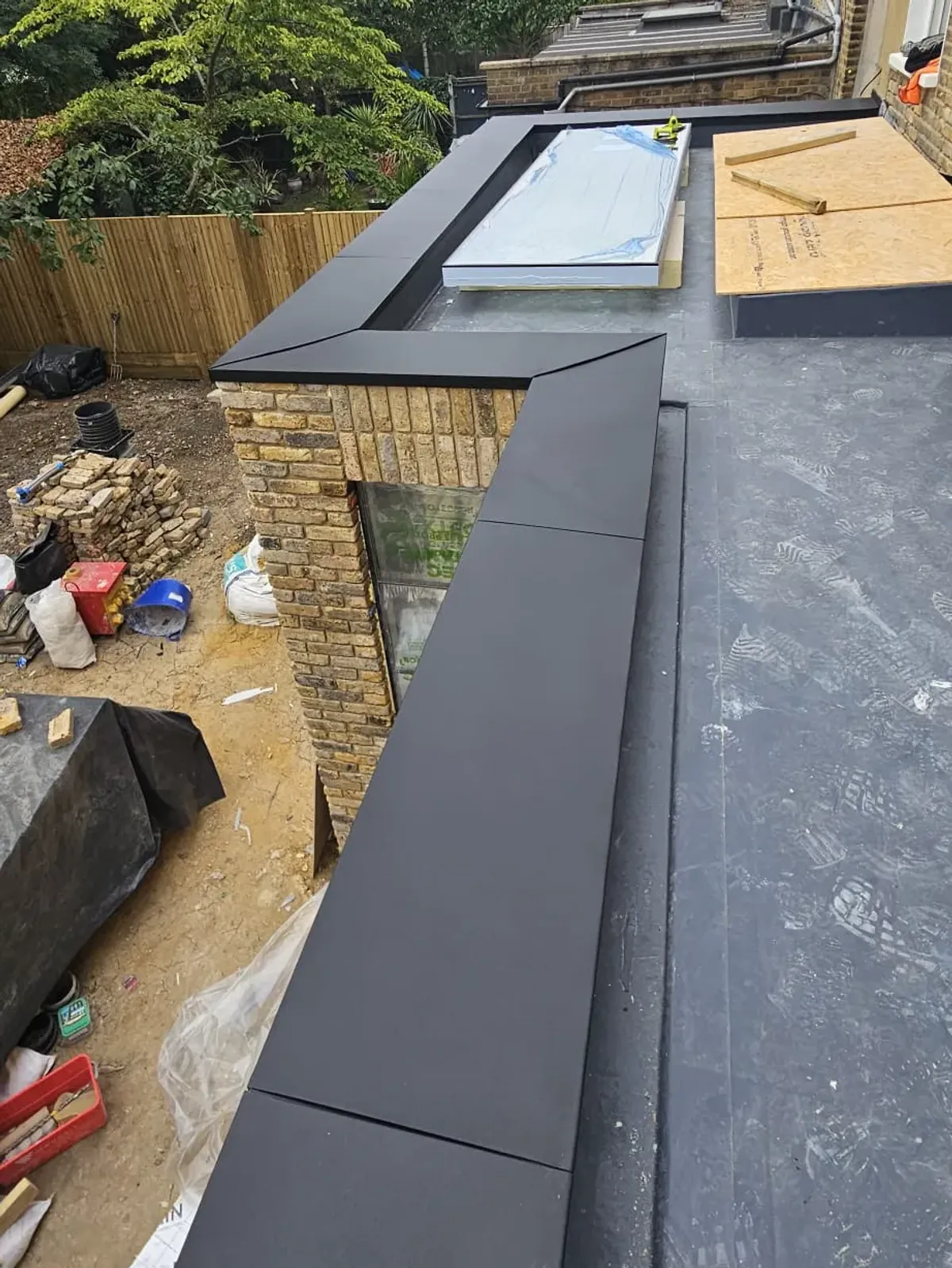 Aluminium roofing project