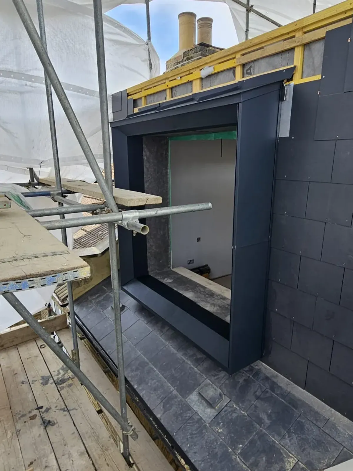 Aluminium roofing project