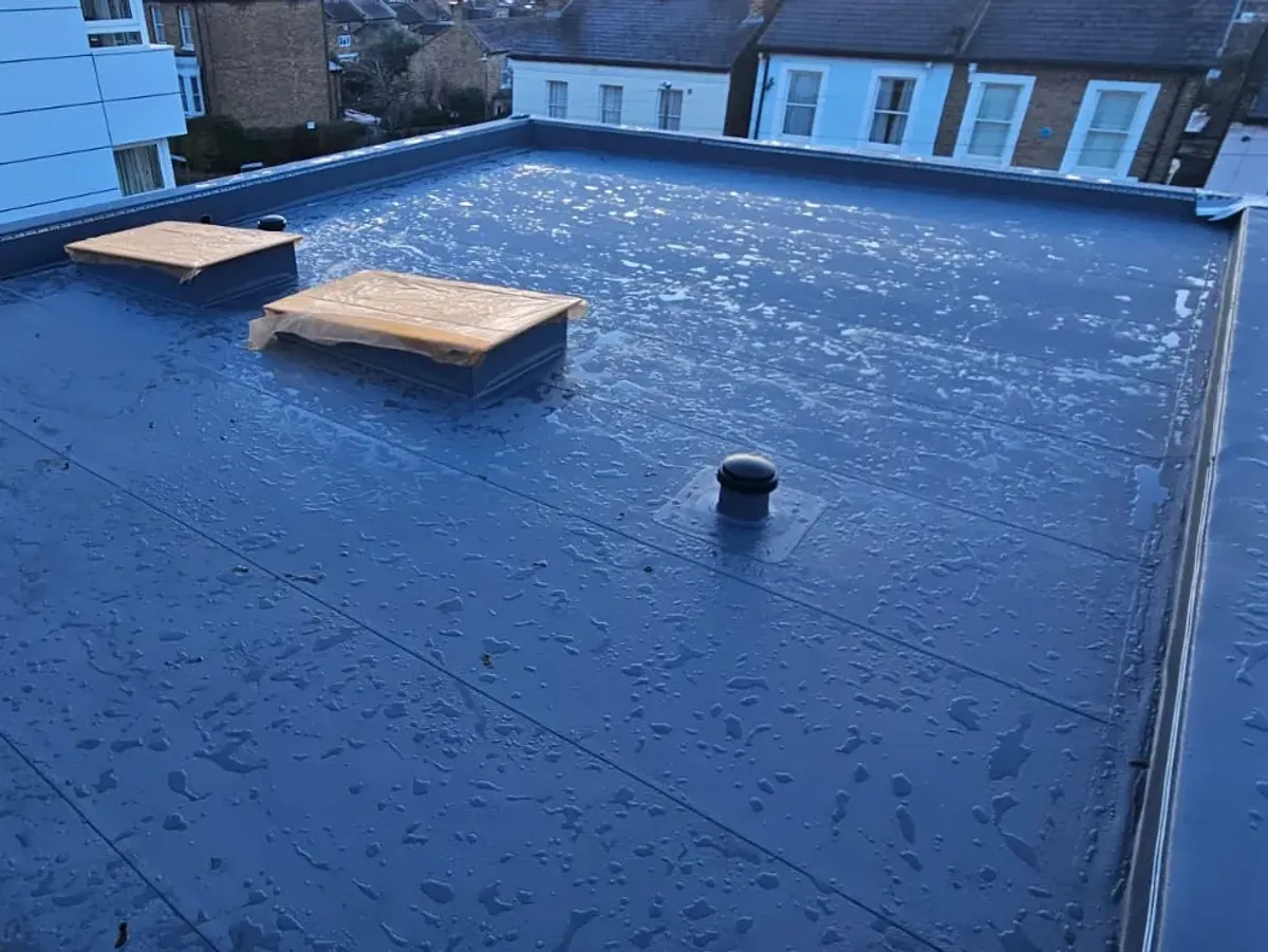 Single-ply roofing project