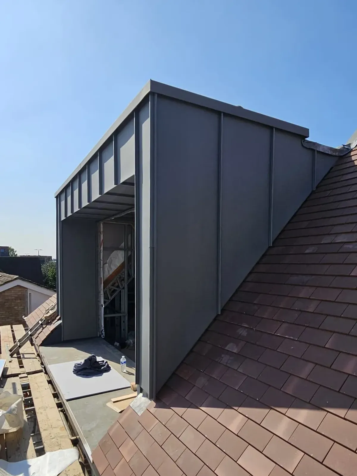 Zinc roofing project