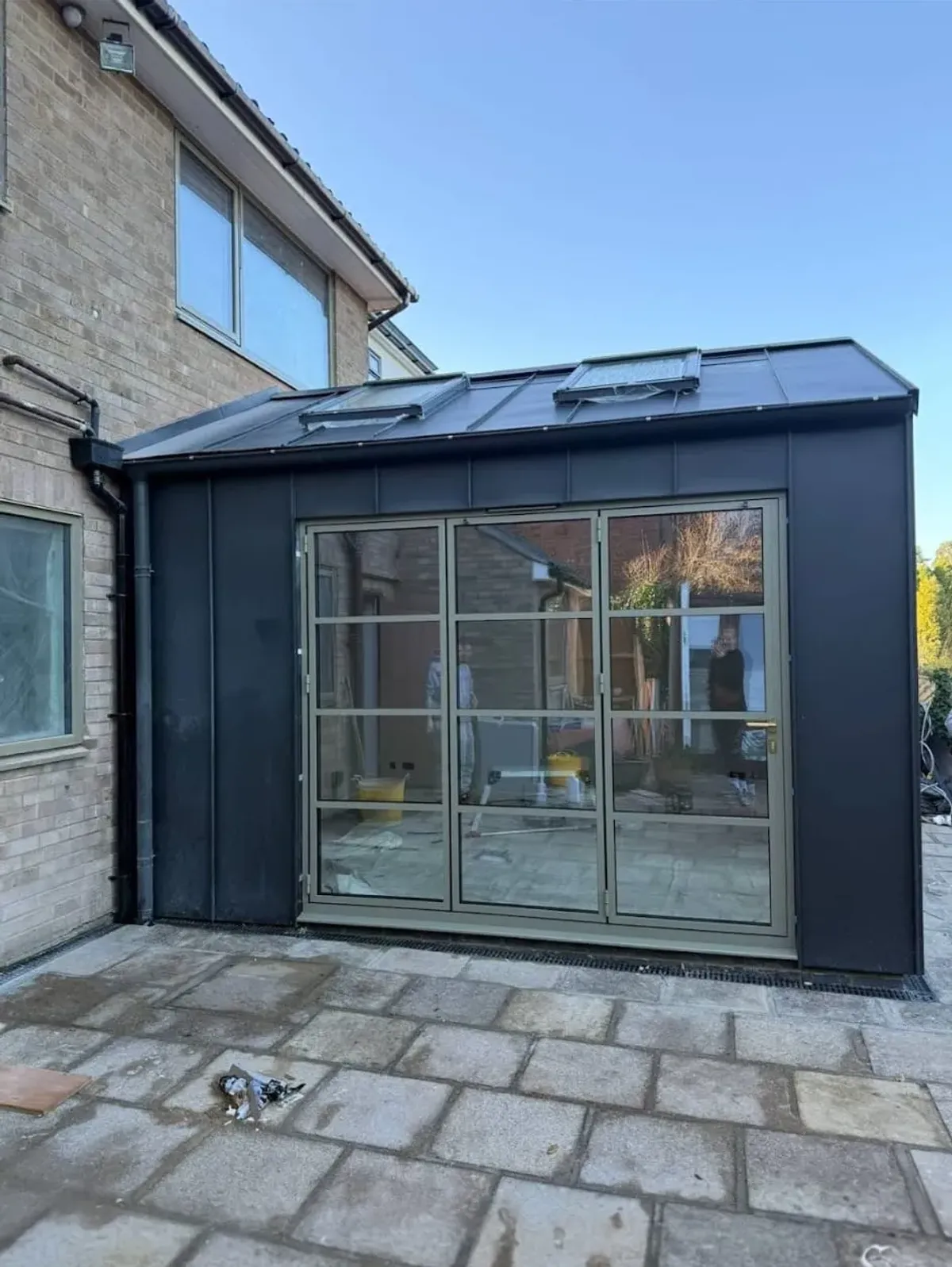 Zinc roofing project