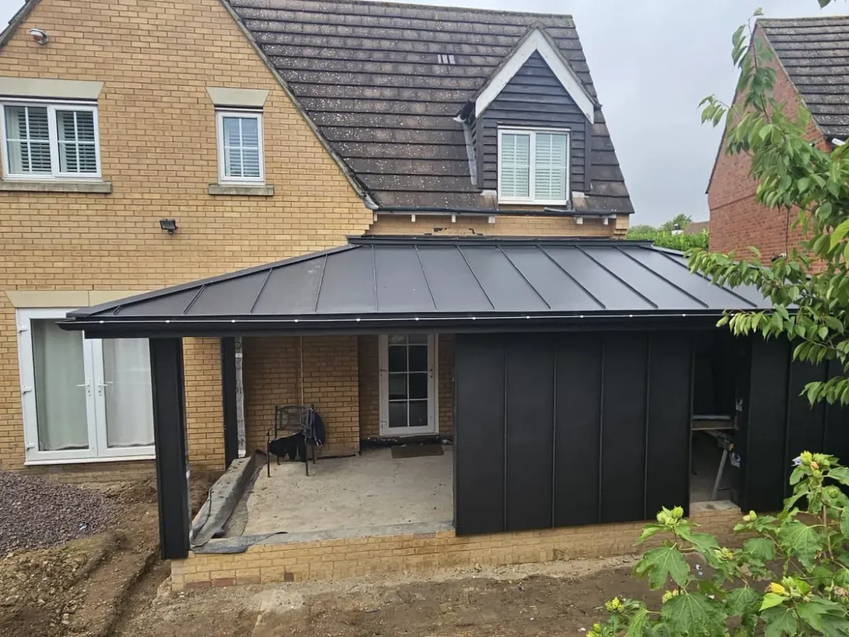 Zinc roofing project